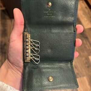 Louis Vuitton Dark Green Key Holder